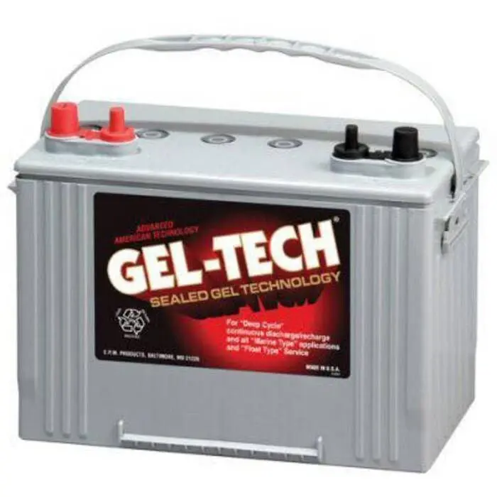 Gel-Tech Deep Cycle Marine Battery - Group 27 - 8G27m 1