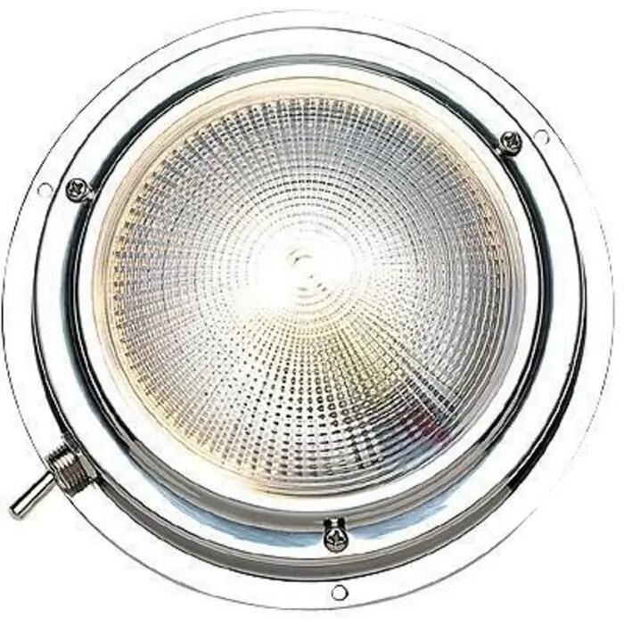 Seachoice 6631 Polished Stainless Steel Bright White Dome Light 2