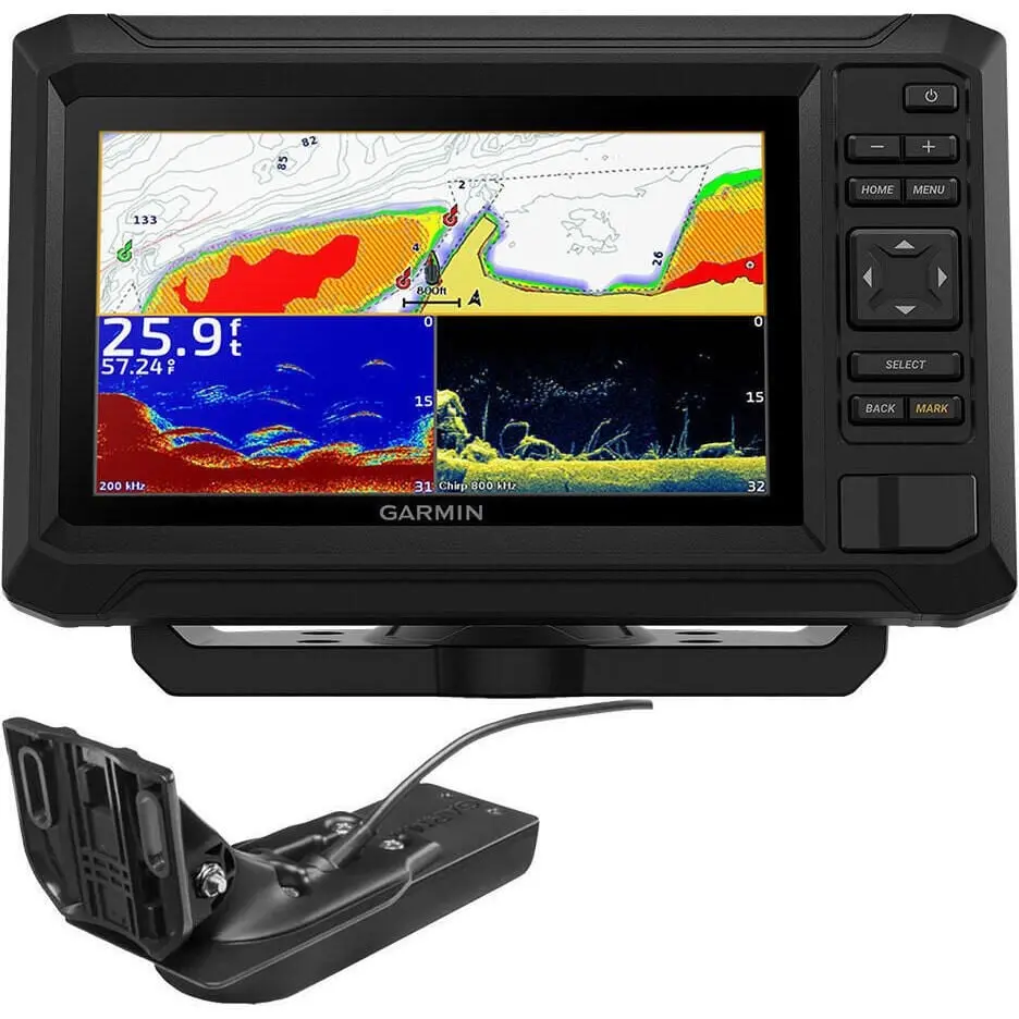 Garmin 010-02593-01 Echomap™ 7" Uhd2 72Cv Chartplotter/Sonar, W/Gt20-Tm Transducer & Worldwide Basemap 2