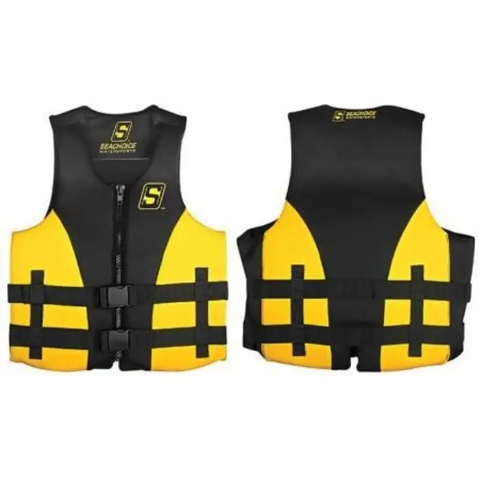 Seachoice 85127 Evoprene Multi-Sport Vest, Yellow/Black, Xl 2