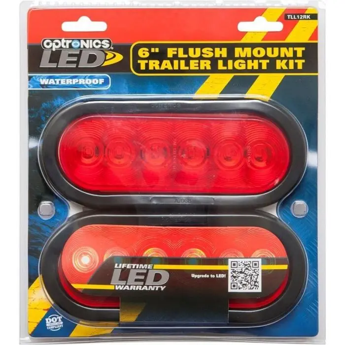 Optronics Tll12rk Fleet Count Waterproof Led Oval Light Set 2