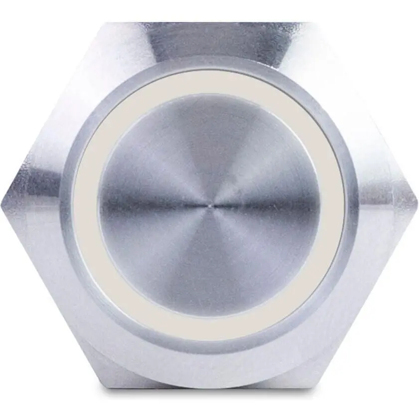 Sierra Av10040w Push-Button Switch, Off/On, White Halo Led 1