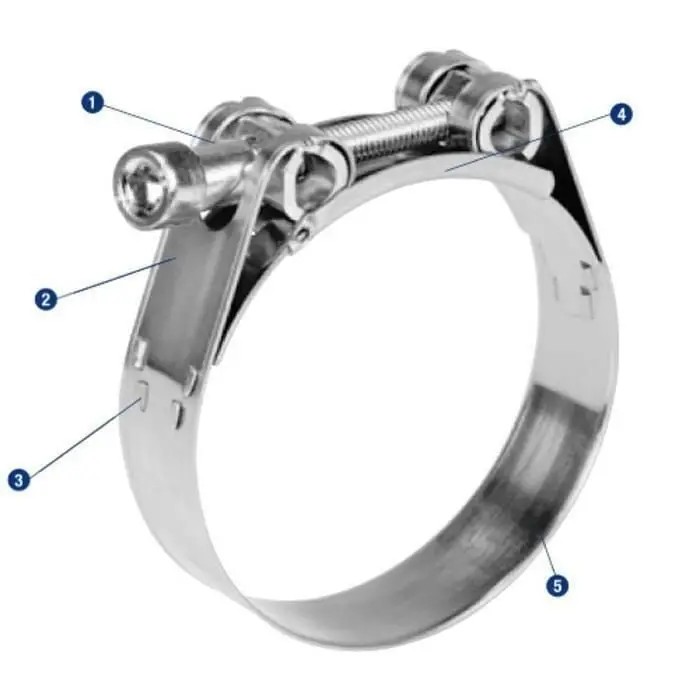Scandvik 67026 Heavy Duty 316 Stainless Steel Gbs Clamp 2
