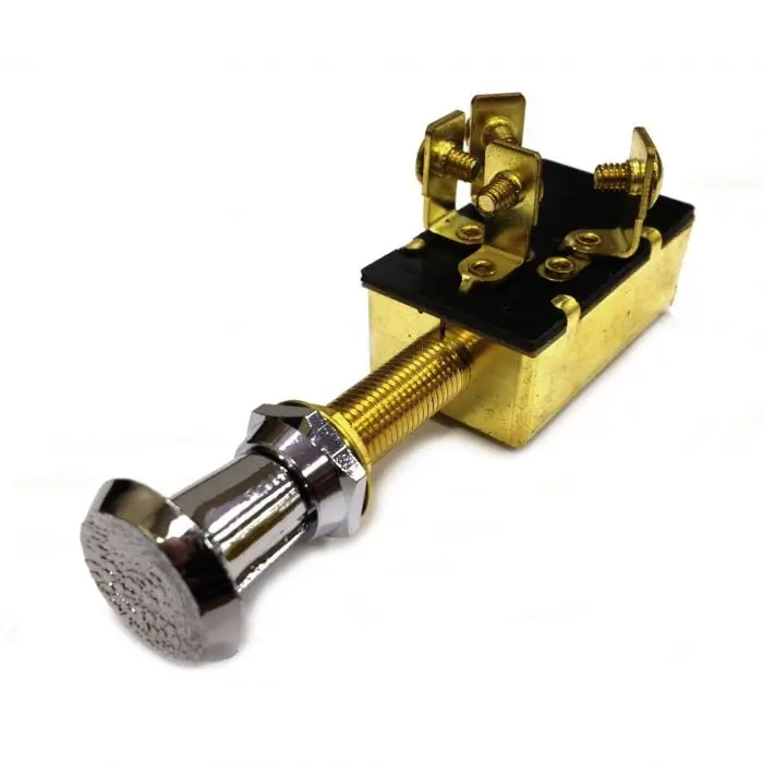 Sierra Mp39610 Off/On/On Spdt 4 Screw Terminal Heavy Duty Push Pull Switch 2