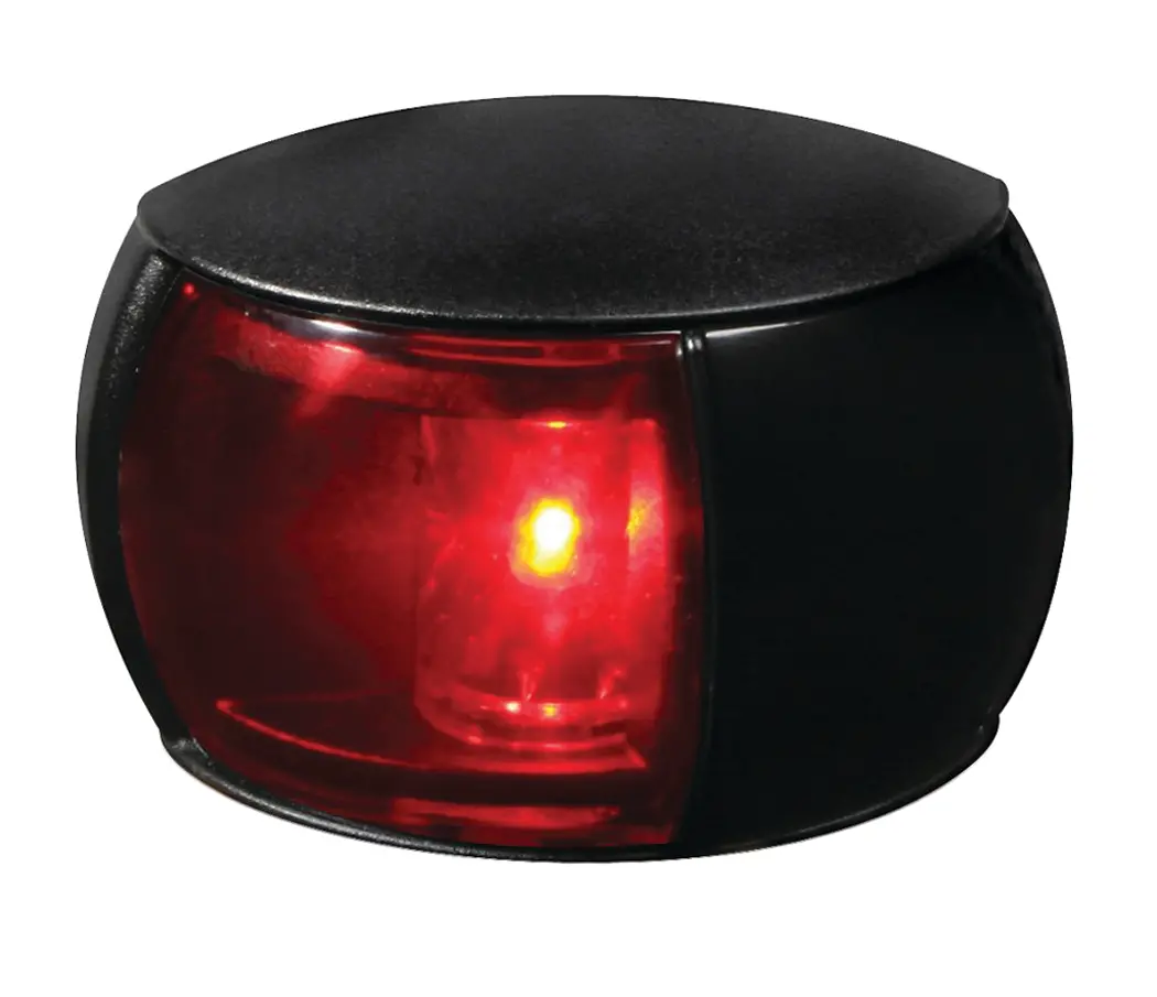 Hella 980520001 Naviled Port (Red) Side Light Only, Black W/Red Lens, 1 Ea. 2