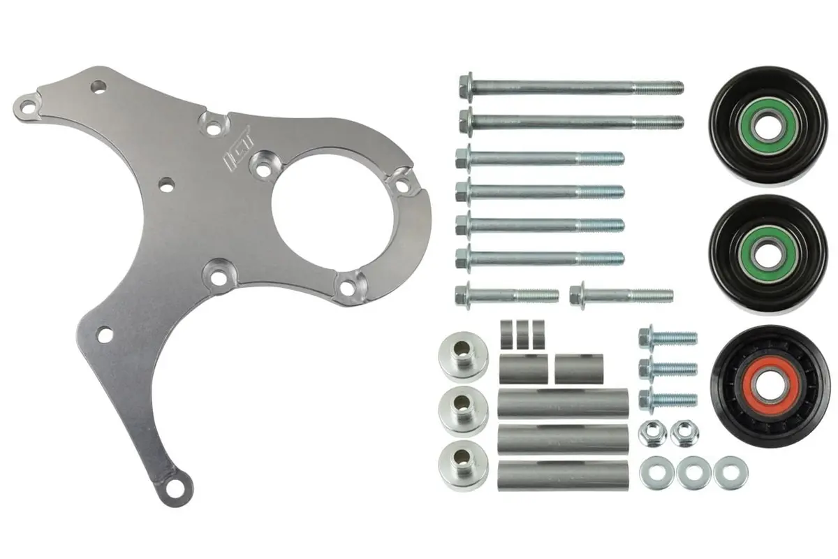 Ict Billet 551791-2 Alternator And Power Steering Bracket Kit 1