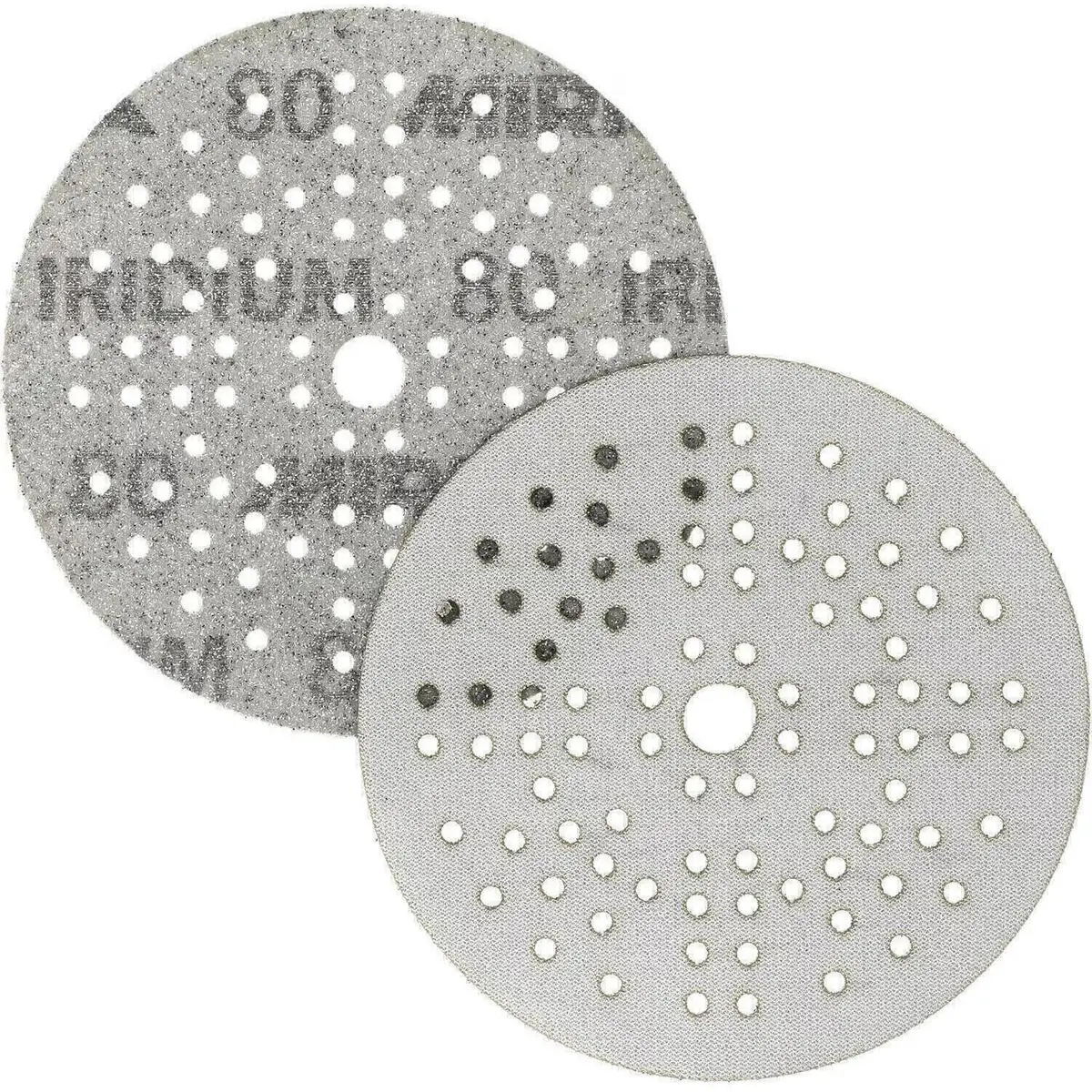 Mirka 24-6Mh-800 Iridium Sanding Discs, 6", 800 Grade, 50/Pk 1