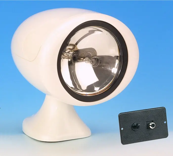 Jabsco 5" Remote Control Marine Searchlight 12 Volt 1