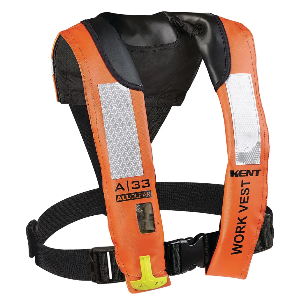 Kent 134402-200-004-21 A-33 All Clear Auto Inflatable Work Vest 2