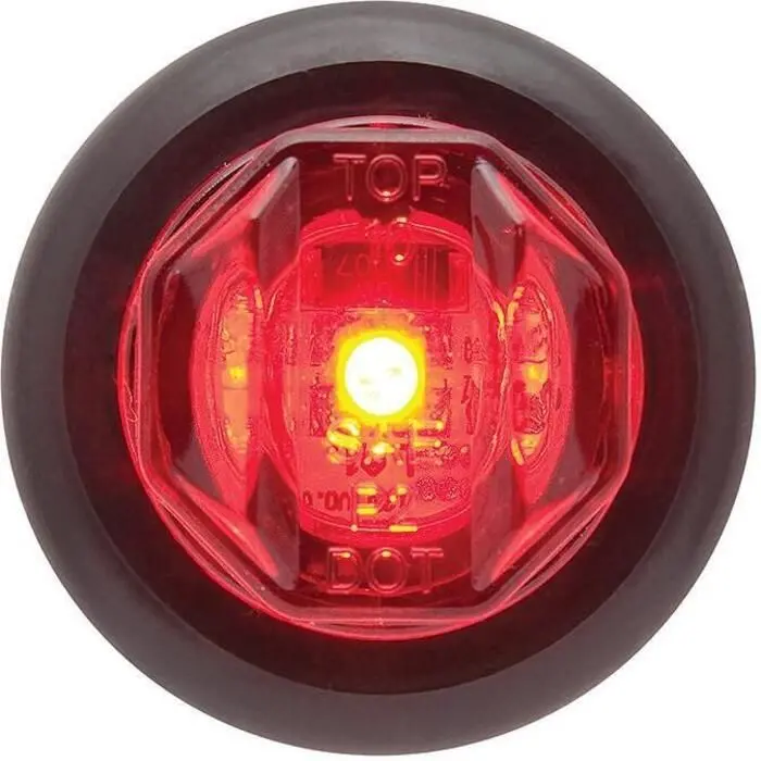 Seachoice Mcl12rksch 52681 Led 3/4" Mini Sealed Marker/Clearance Kit Red 2