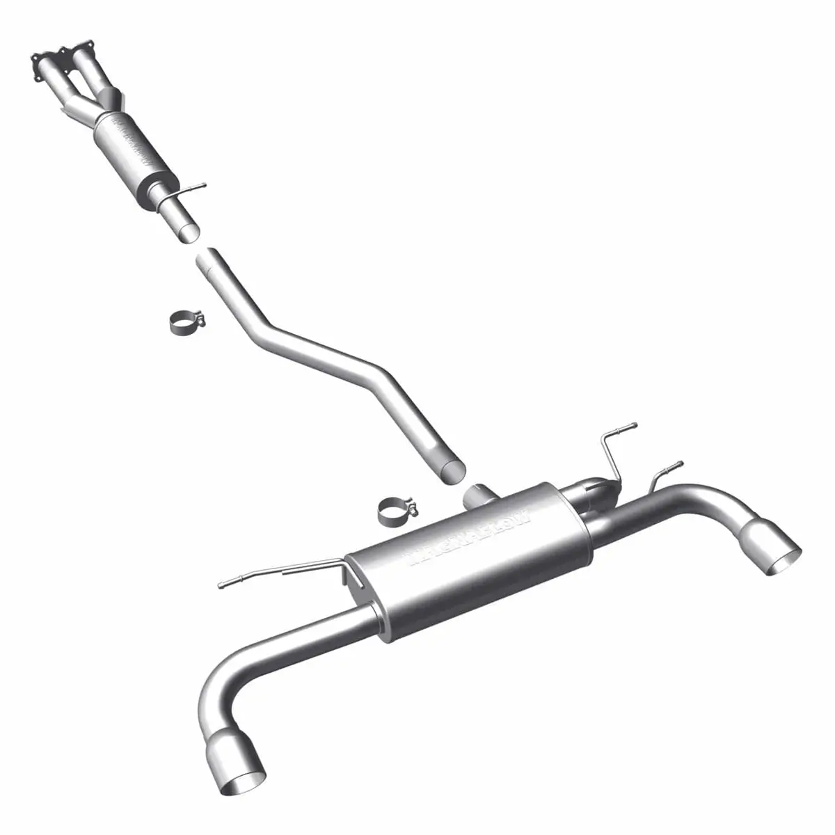 Magnaflow 15576 Street Series Cat-Back Exhaust System For Muscle Cars 1