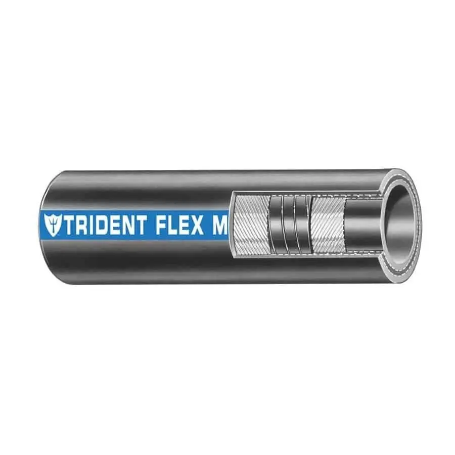 Trident Marine 100-0786 100 Series Flex Wet Exhaust & Water Hose 7/8" By The Ft 1