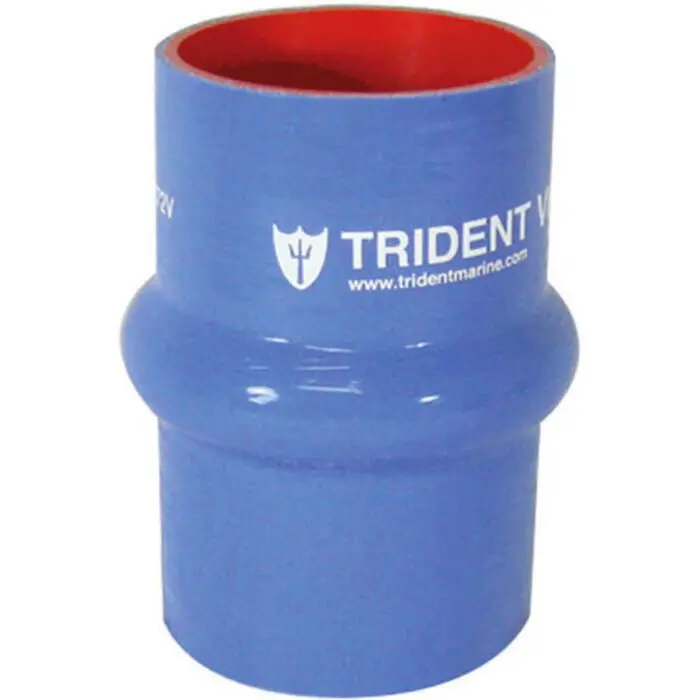 Trident Marine 272V4000 Series Silicone Reinforced Wet Exhaust Hump Hose Bellow, 4" 6" Without T-Bolt Clamps 1