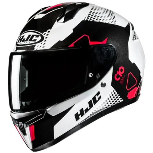 Hjc C10 Aspa Full-Face Helmet Red/White/Black 1
