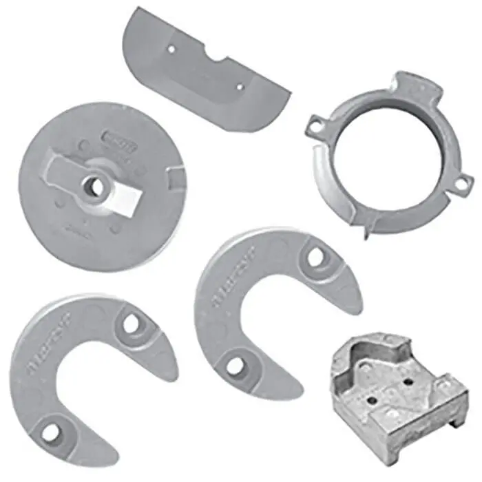 Martyr Cmalphakitm Anode Kit For Mercury Alpha I Gen Ii, 1991-Present (Includes 762145, 806105, 821629, 821631, 2-806189, Hardware) 2