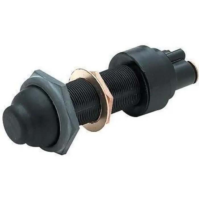Seachoice 11751 2 Position Push Button Switch With Polyester Body, Off/Mom. On 2