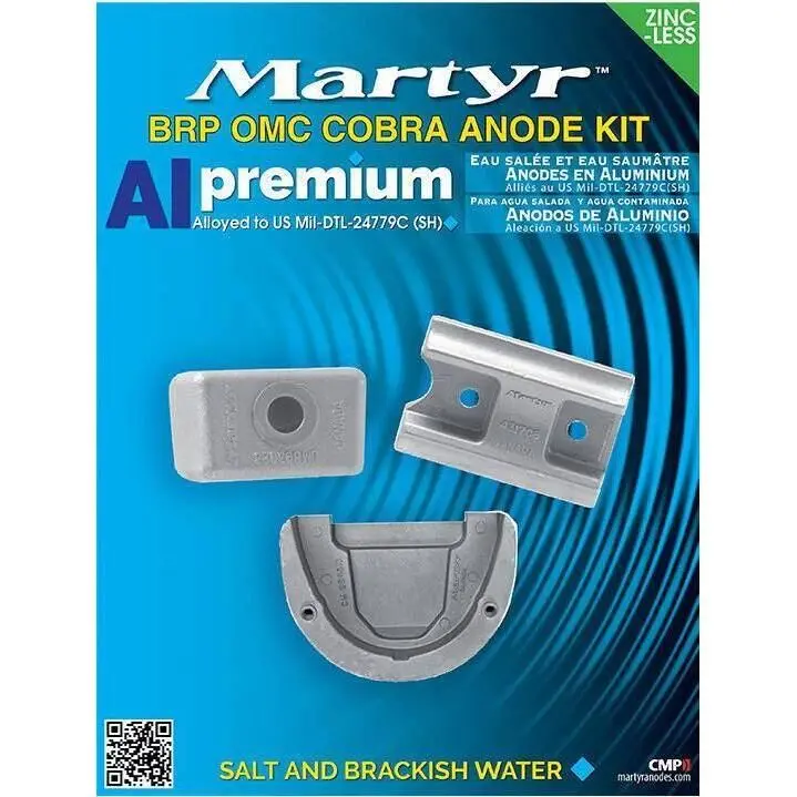 Martyr Cmcobrakita Brp Omc Anode Kit, Aluminum 2