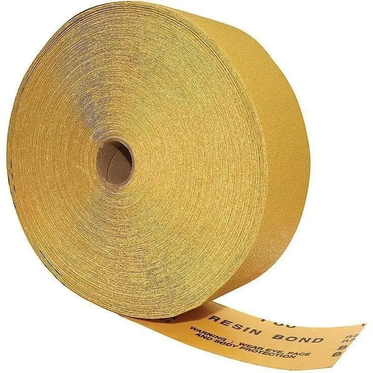 Seachoice 91924 Open Coat Aluminum Oxide Psa "C" Weight Sheet Roll P120, 2-3/4" X 30 Yd 2