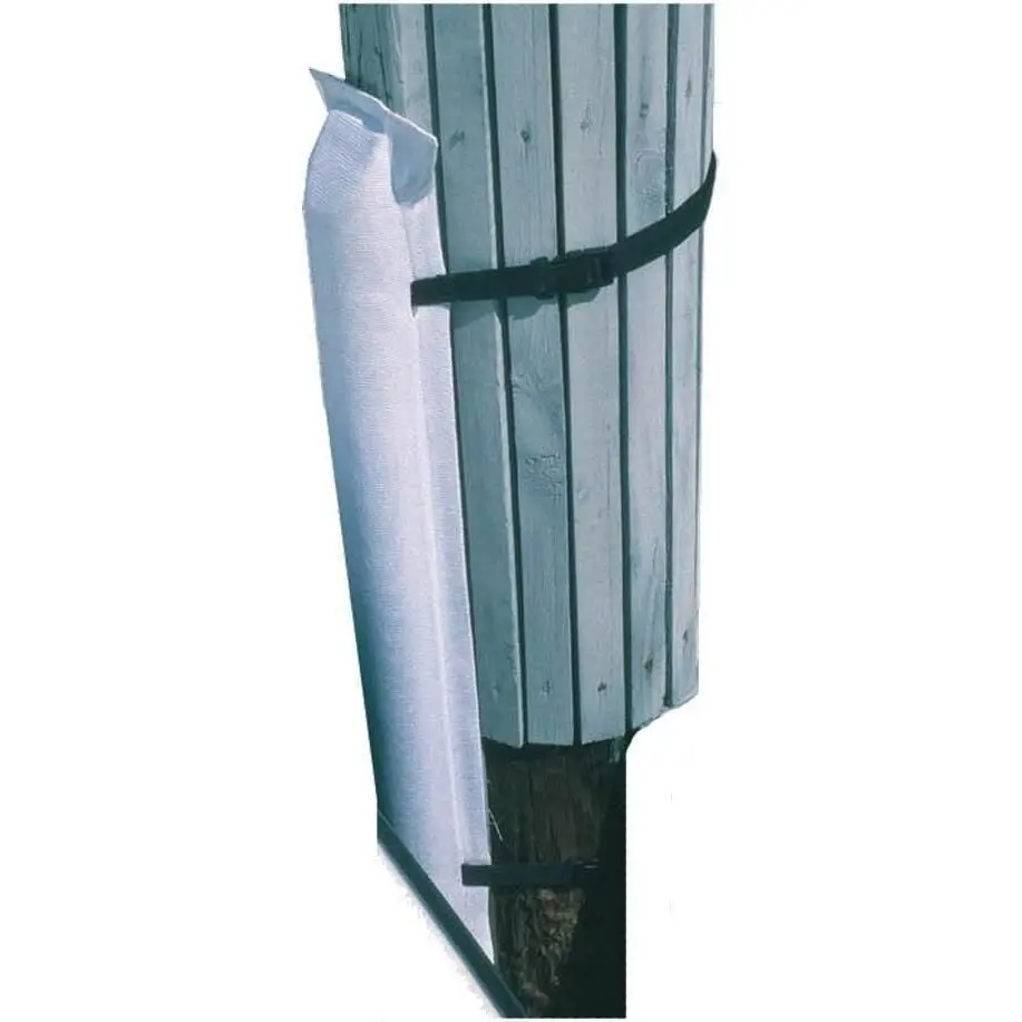 Taylor Made Products Rpb4.45 Tayor Perimeter Removable Post Bumper White 1