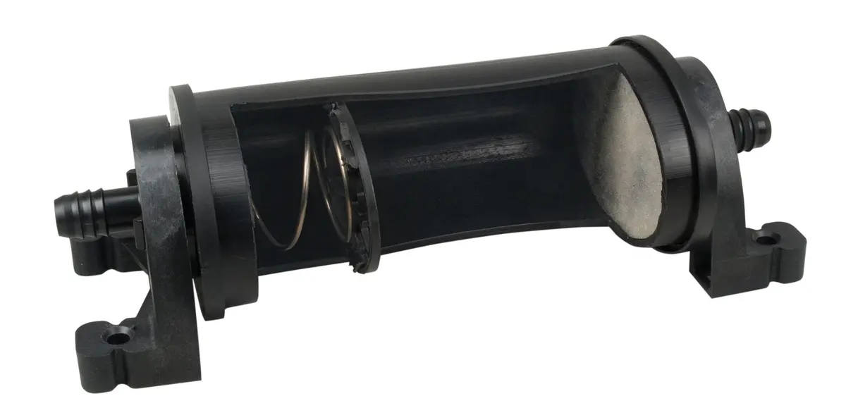Perko 486007035 0.75 Liter Carbon Canister 5/16" X 5/8" Inlet/Outlet 1