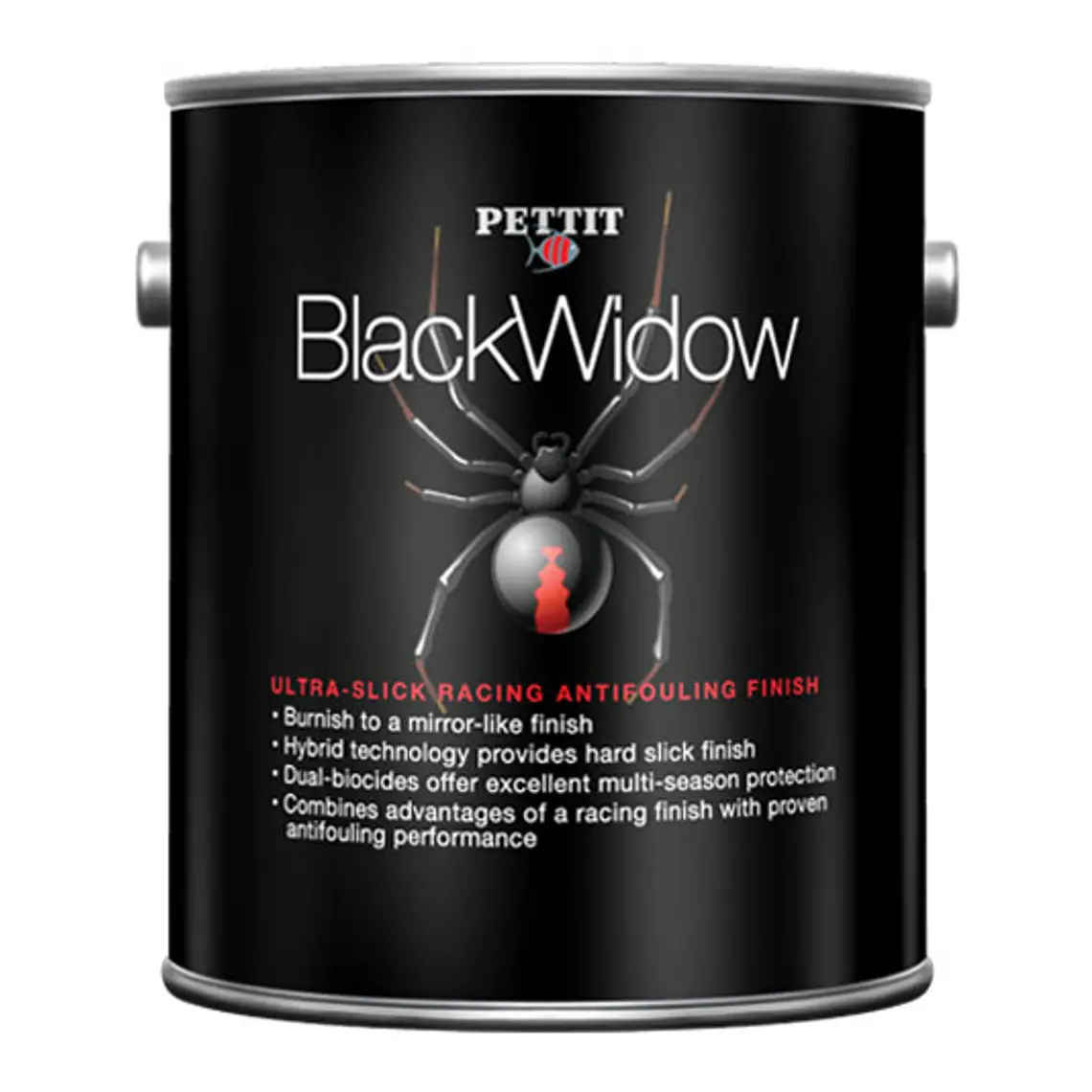 Pettit 1126906 Black Widow Racing Finish, Dark Blue Gal., 2/Case 1