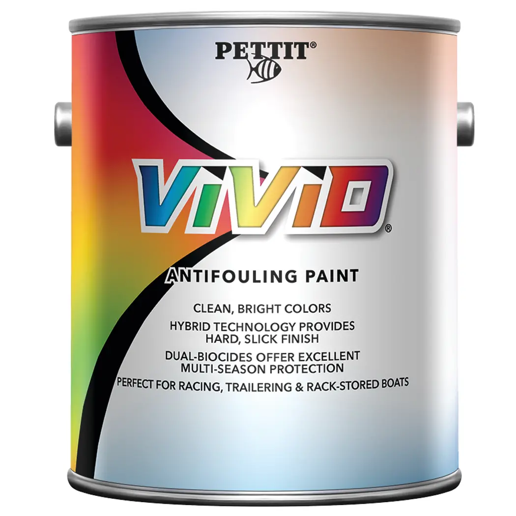 Pettit 1186108 Vivid Antifouling Paint, Black Qt. 2
