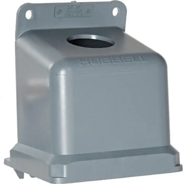 Hubbell Bb100n Pin And Sleeve Angled Back Box For 100A Non-Metallic 1