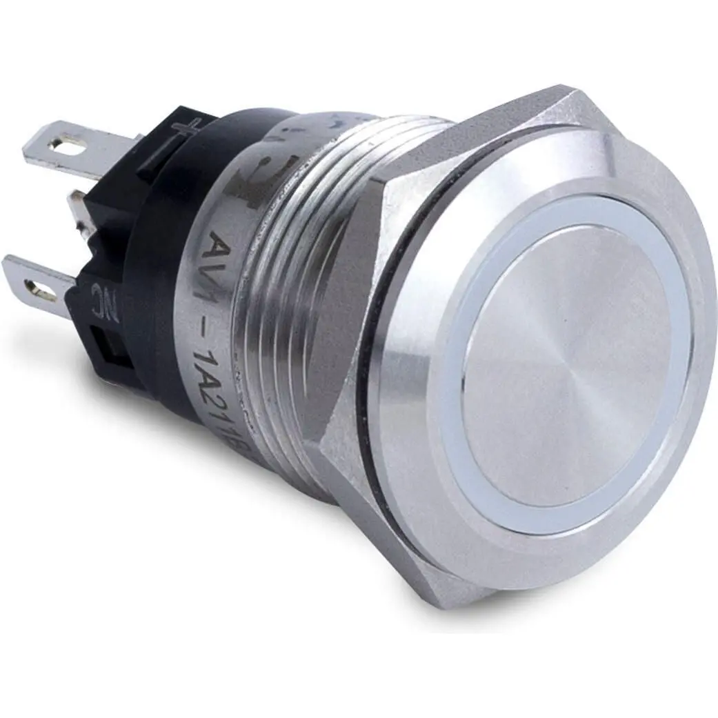 Sierra Av10030 Push-Button Switch, Off/(On), Non-Illuminating 2