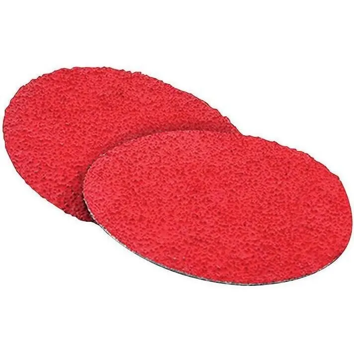 Seachoice 91974 Red Ceramic "R" Type Cloth Backed Disc, 3", Grade: 36 2