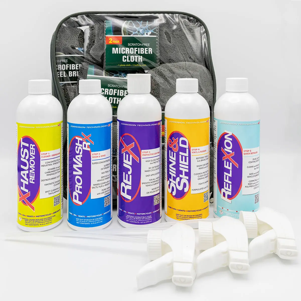Premium 17 Piece Exterior Detail Kit Including Rejex Ceramic Matrix Sealant 1