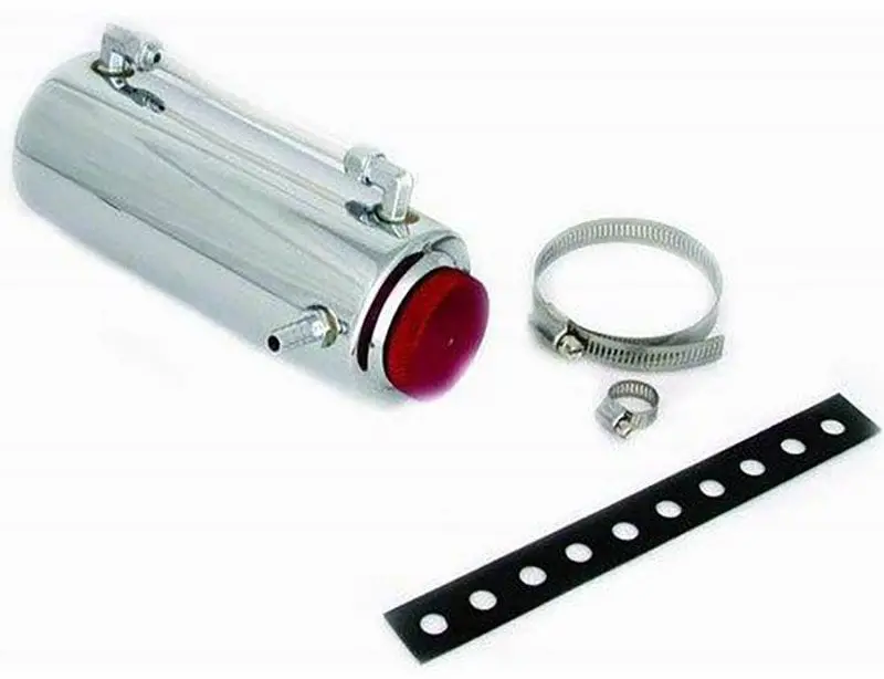 Chrome Aluminum Radiator Coolant Reservoir – 3" X 9", Rpcr6570 1