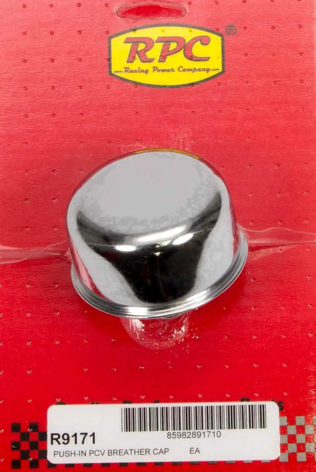 Chrome Steel Push-In Breather Cap – 2-3/4" Diameter With 3/4" Neck (Rpcr9171) 1
