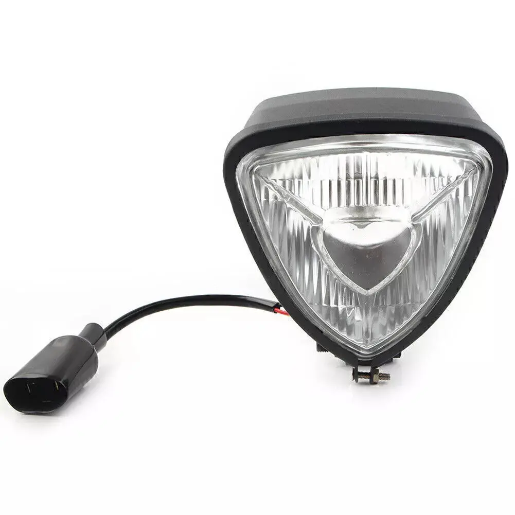 Vintage Triangle Headlight - Clear Lens 1