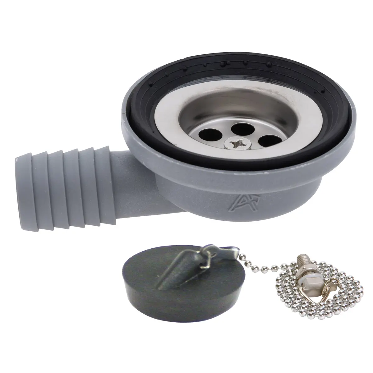 Ambassador Marine 1 1/2" Drain, 95 Degree Low Profile 1