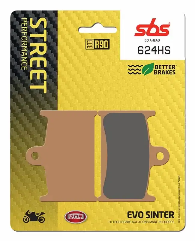 Sbs (624Hs) Fa145/Fa236 Sinter Front Brake Pads 1