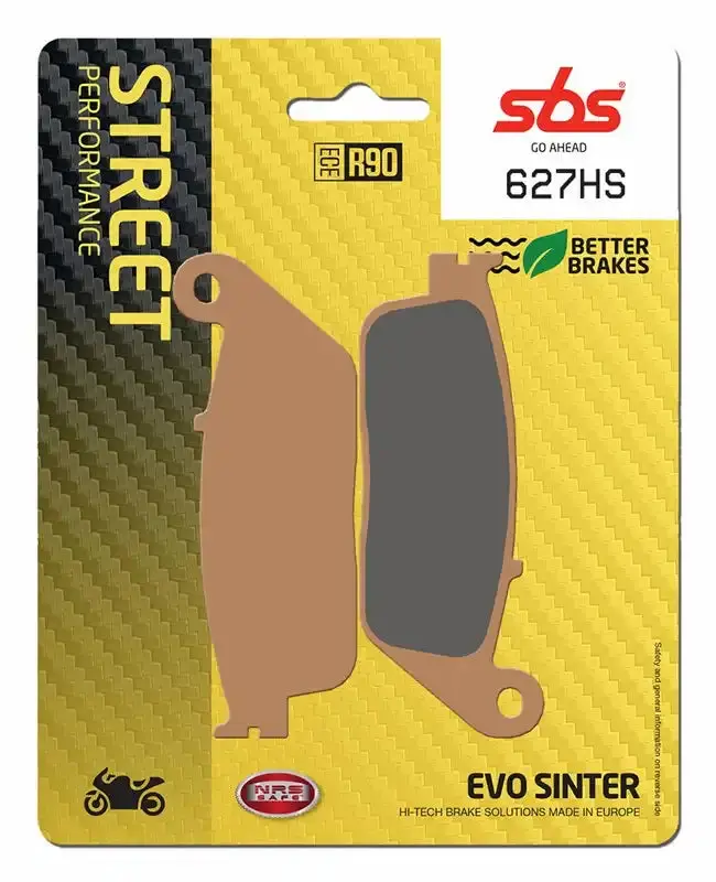 Sbs (627Hs) Fa142 Sinter Front Brake Pads 1