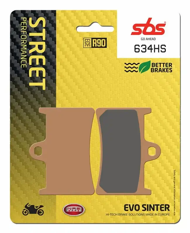 Sbs (634Hs) Fa252 Sinter Front Brake Pads 1