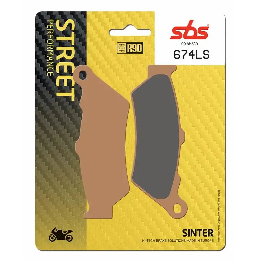 Sbs (674Ls) Fa209 Sinter Rear Brake Pads 1