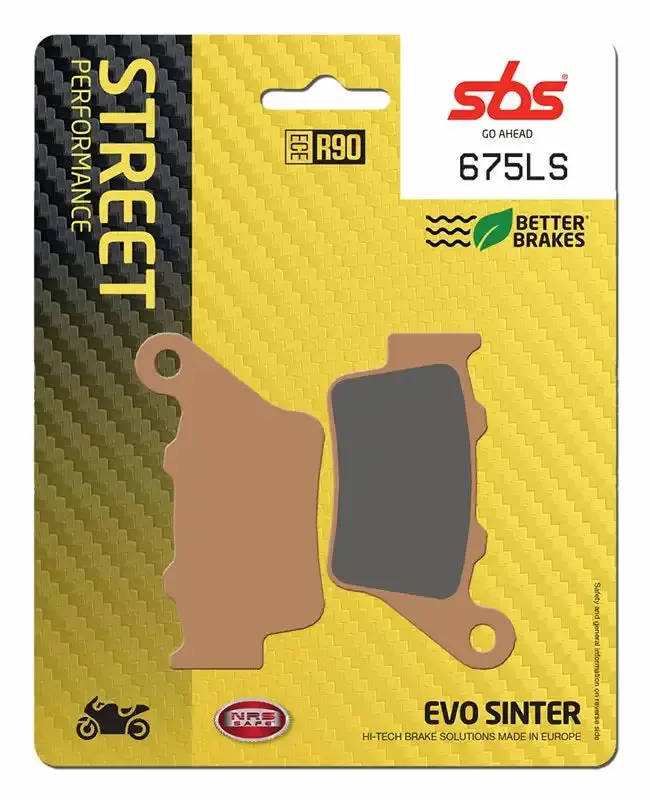 Sbs (675Ls) Fa208 Sinter Rear Brake Pads 1
