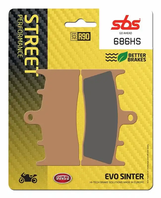 Sbs (686Hs) Fa188 Road Evo Sinter Front Brake Pads 1