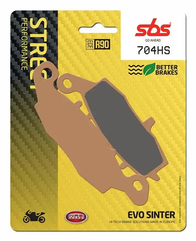 Sbs (704Hs) Fa231 Road Sinter Front Break Pads 1