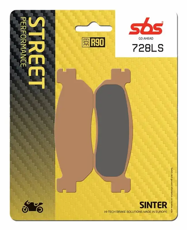 Sbs (728Ls) Fa275 Sinter Rear Brake Pads 1