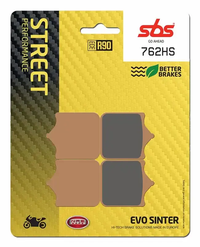 Sbs (762Hs) Fa322 Sinter Front Brake Pads 1
