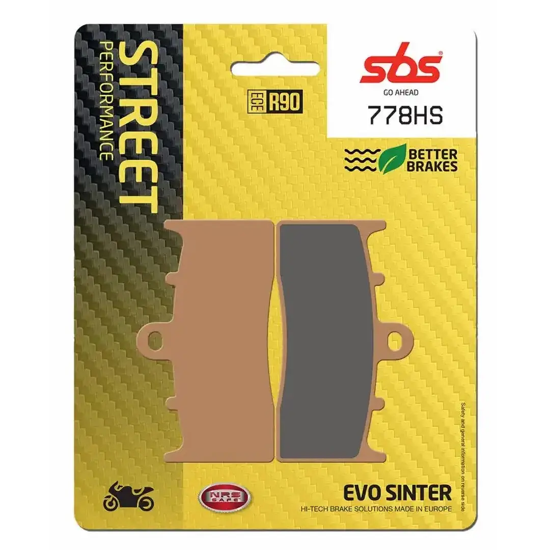Sbs (778Hs) Front Evo Sinter Front Brake Pads 1