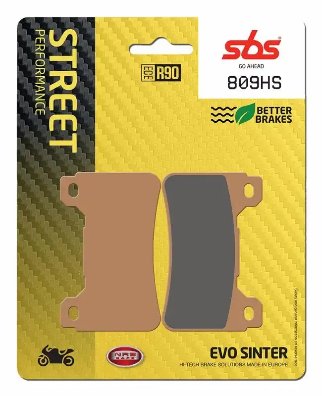 Sbs (809Hs) Fa390 Sinter Front Brake Pads 1