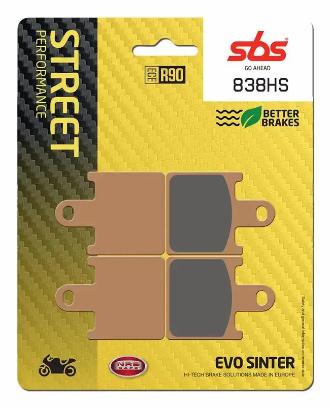 Sbs (838Hs) Fa417/4 Sinter Front Brake Pad 1
