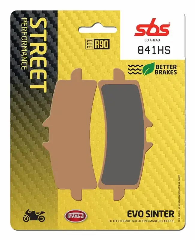 Sbs (841Hs) Fa447 Evo Sinter Front Brake Pads 1