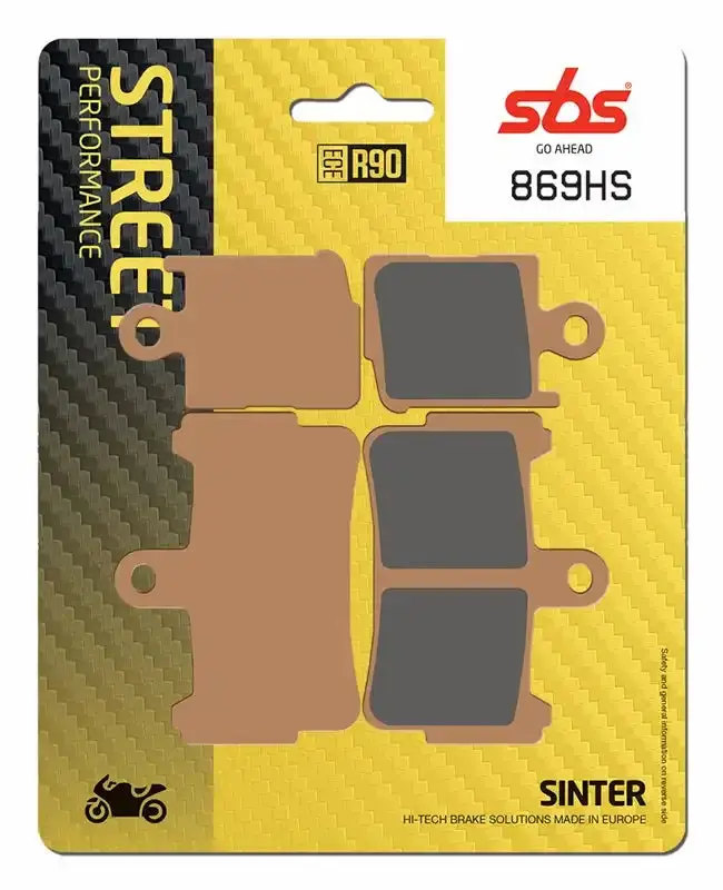 Sbs (869Hs) Fa499/4 Evo Sinter Front Brake Pads 1
