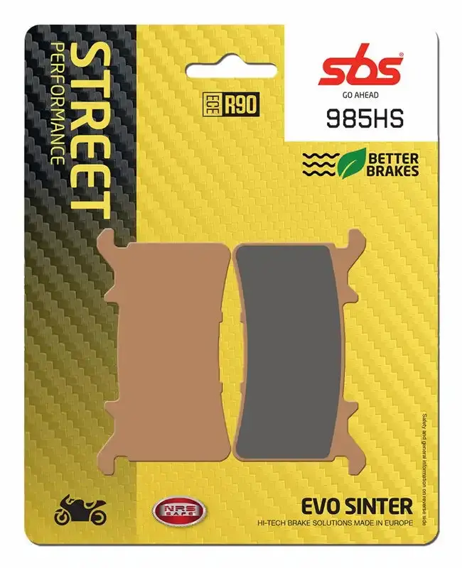Sbs (985Hs) Fa757 Evo Sinter Front Brake Pads 1