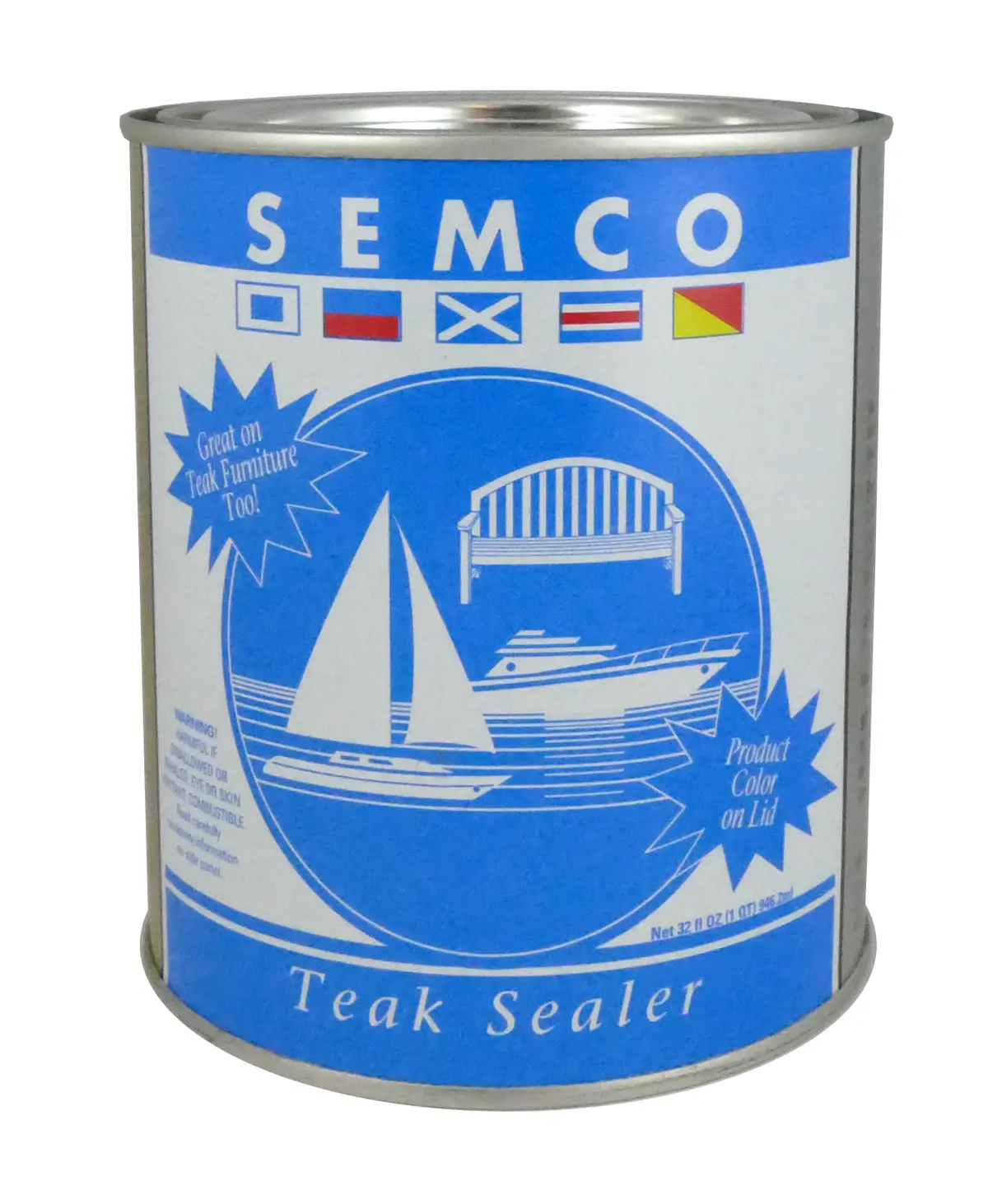 Semco 10524 Teak Sealer, Honeytone, Quart 1